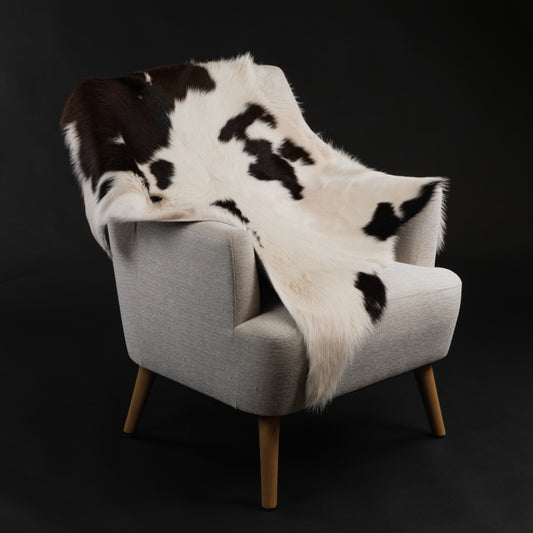 Black & White Calf Skin Rug CF111 Lifestyle Image