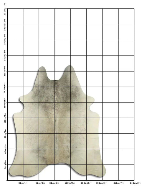 Cowhide Rug Grey C00843