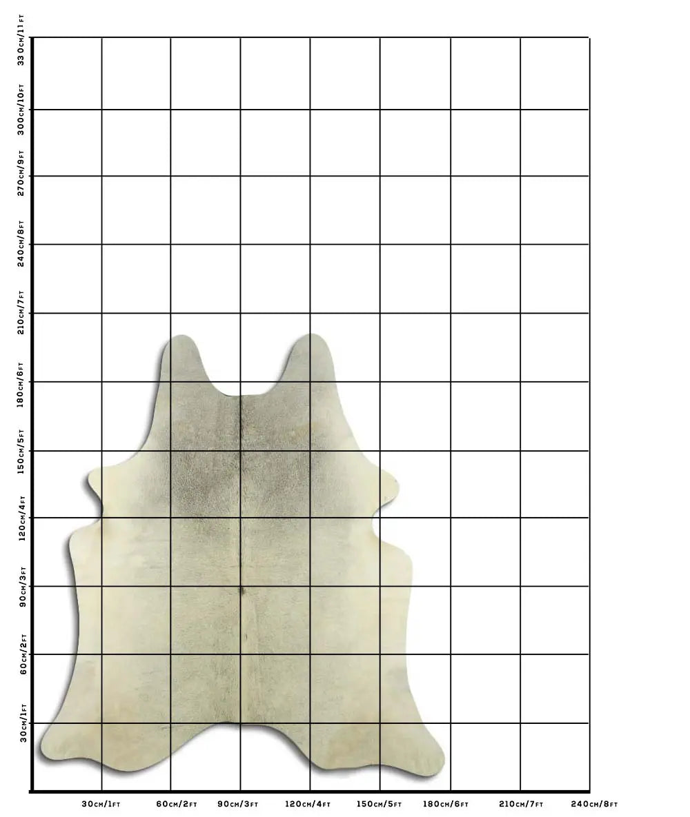 Cowhide Rug Grey C00851