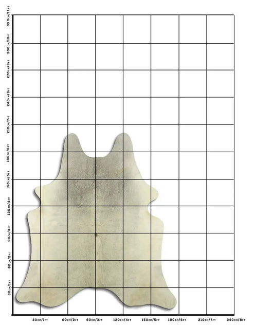 Cowhide Rug Grey C00851