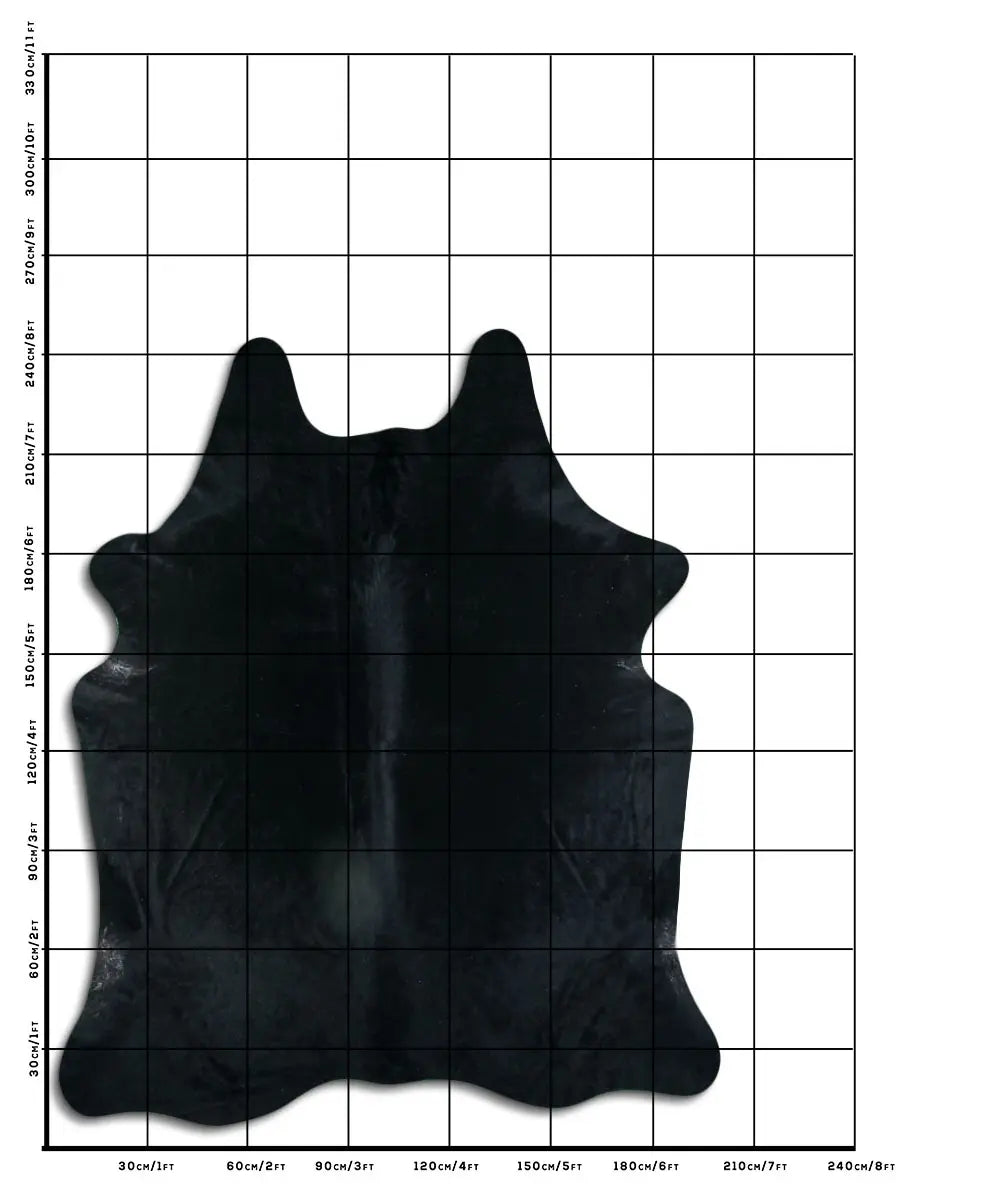 Cowhide Rug Natural Black C01047