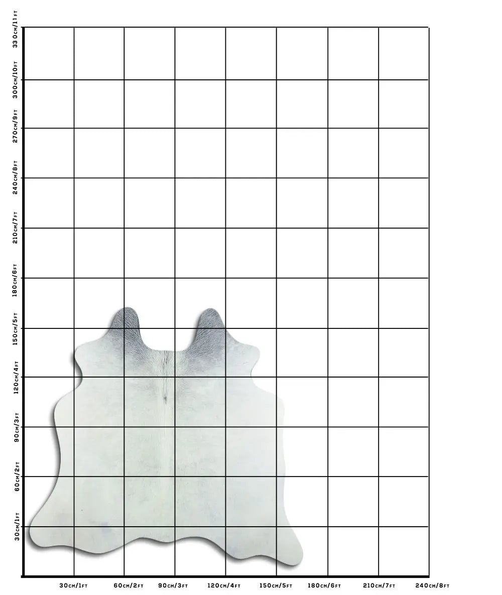 Cowhide Rug Grey C01055