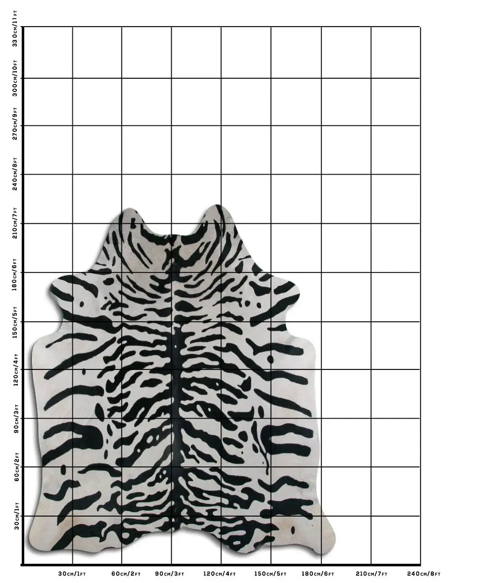 Cowhide Rug Tiger Print C01067
