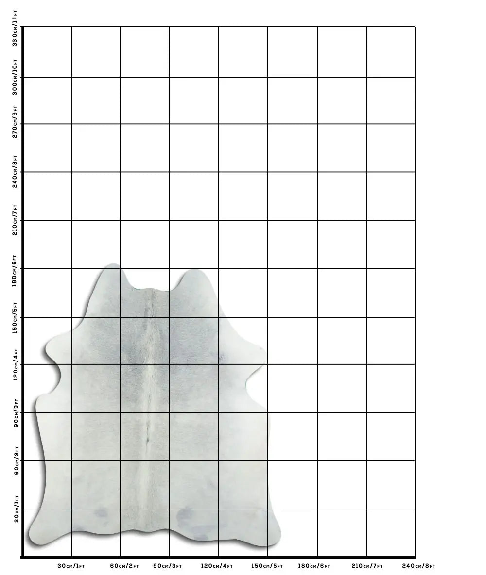 Cowhide Rug Grey C01083