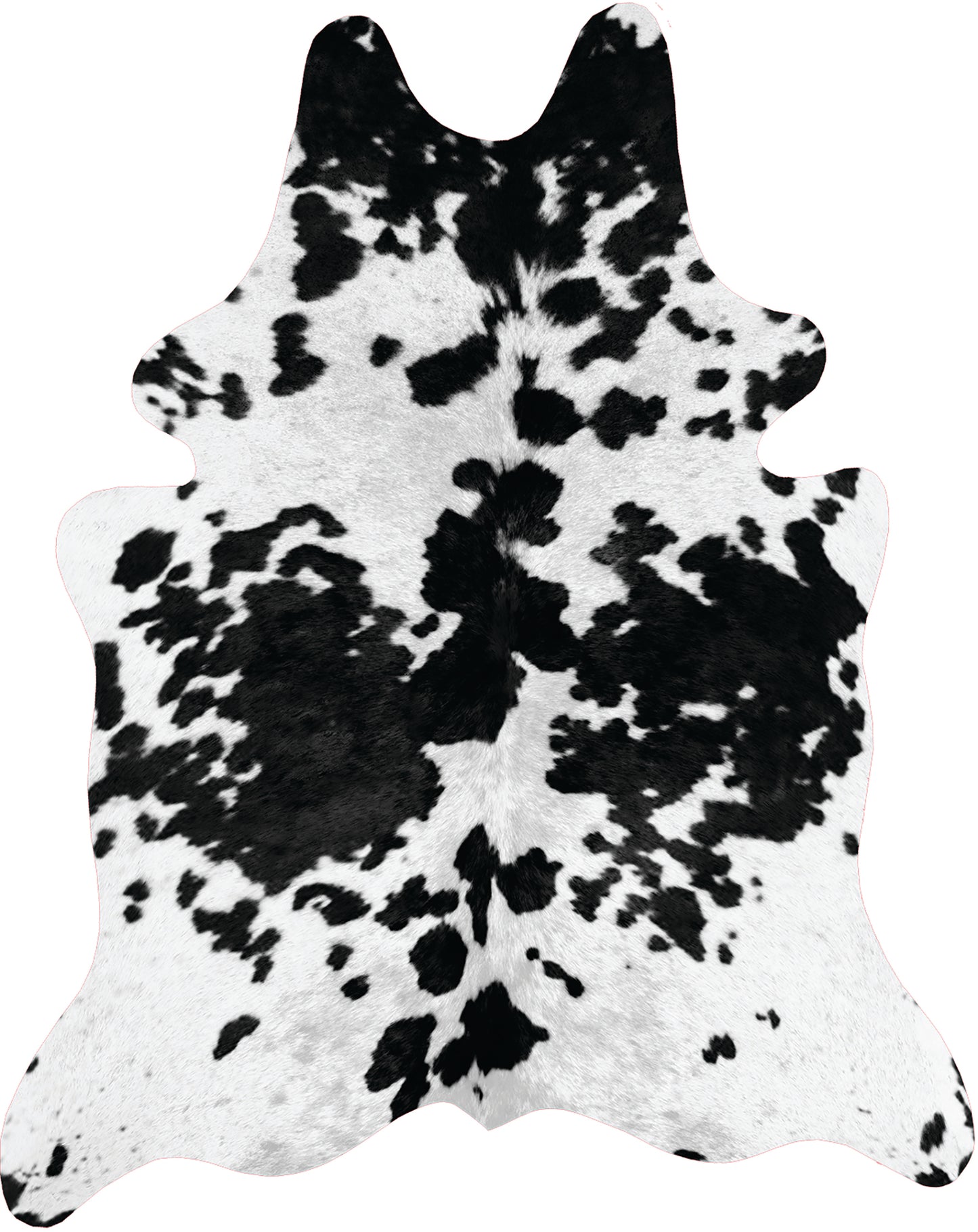 Faux Hide Black/White