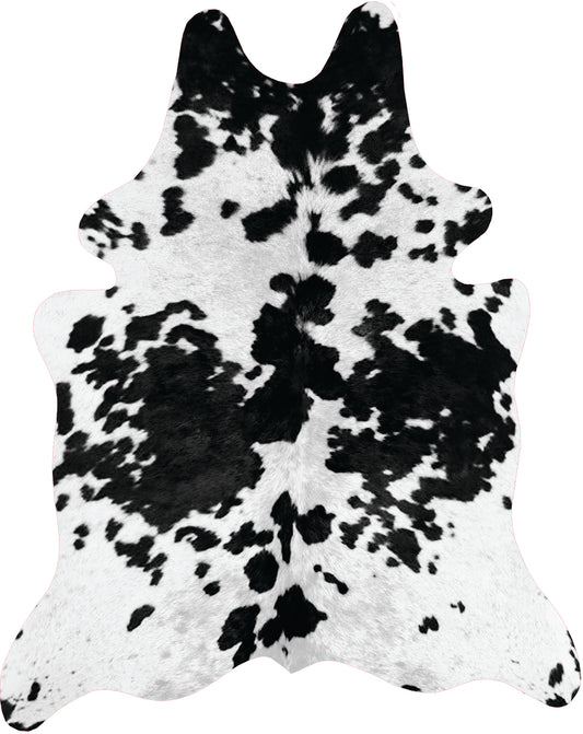 Faux Hide Black/White