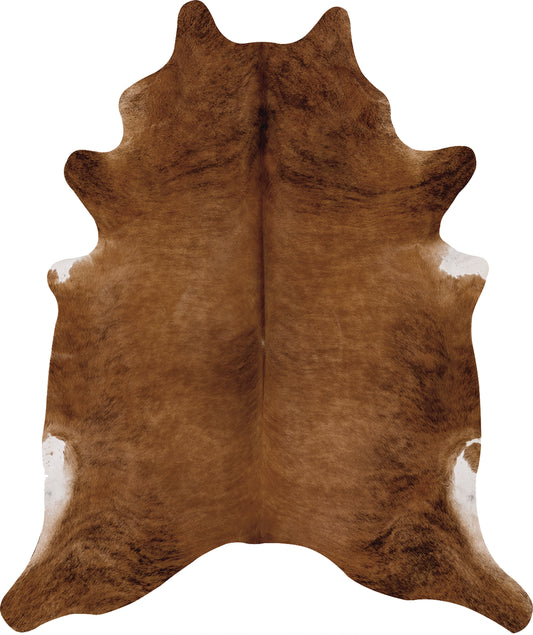 Warm Brown Faux Cowskin Rug product image