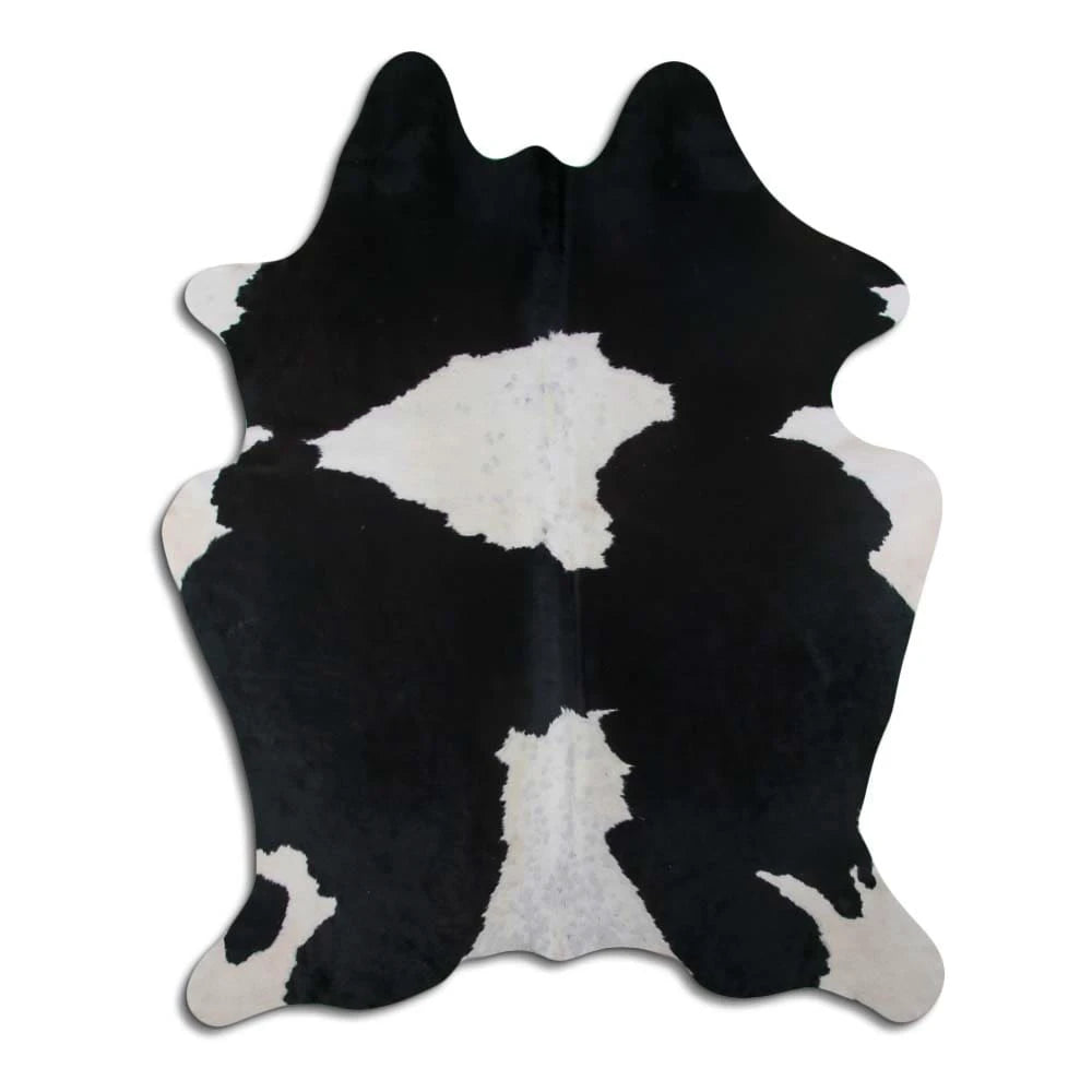 Cowskin Rugs – Black & White Detail Shot 7