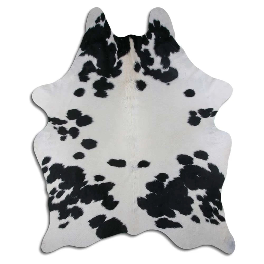 Cowskin Rugs – Black & White Detail Shot 8
