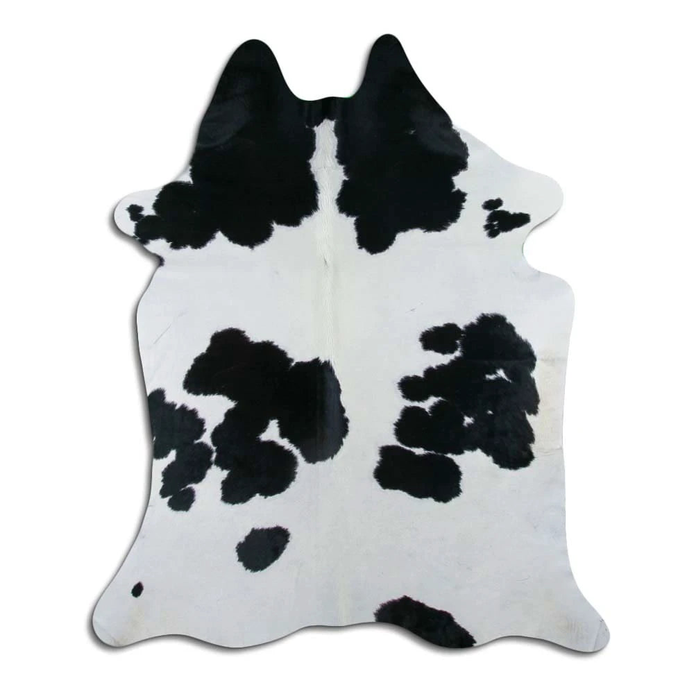 Cowskin Rugs – Black & White Detail Shot 9