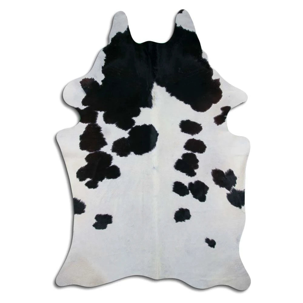 Cowskin Rugs – Black & White Detail Shot 10