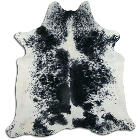 Cowskin Rug Black & White Speckled – 206 × 196cm – C01107 product image