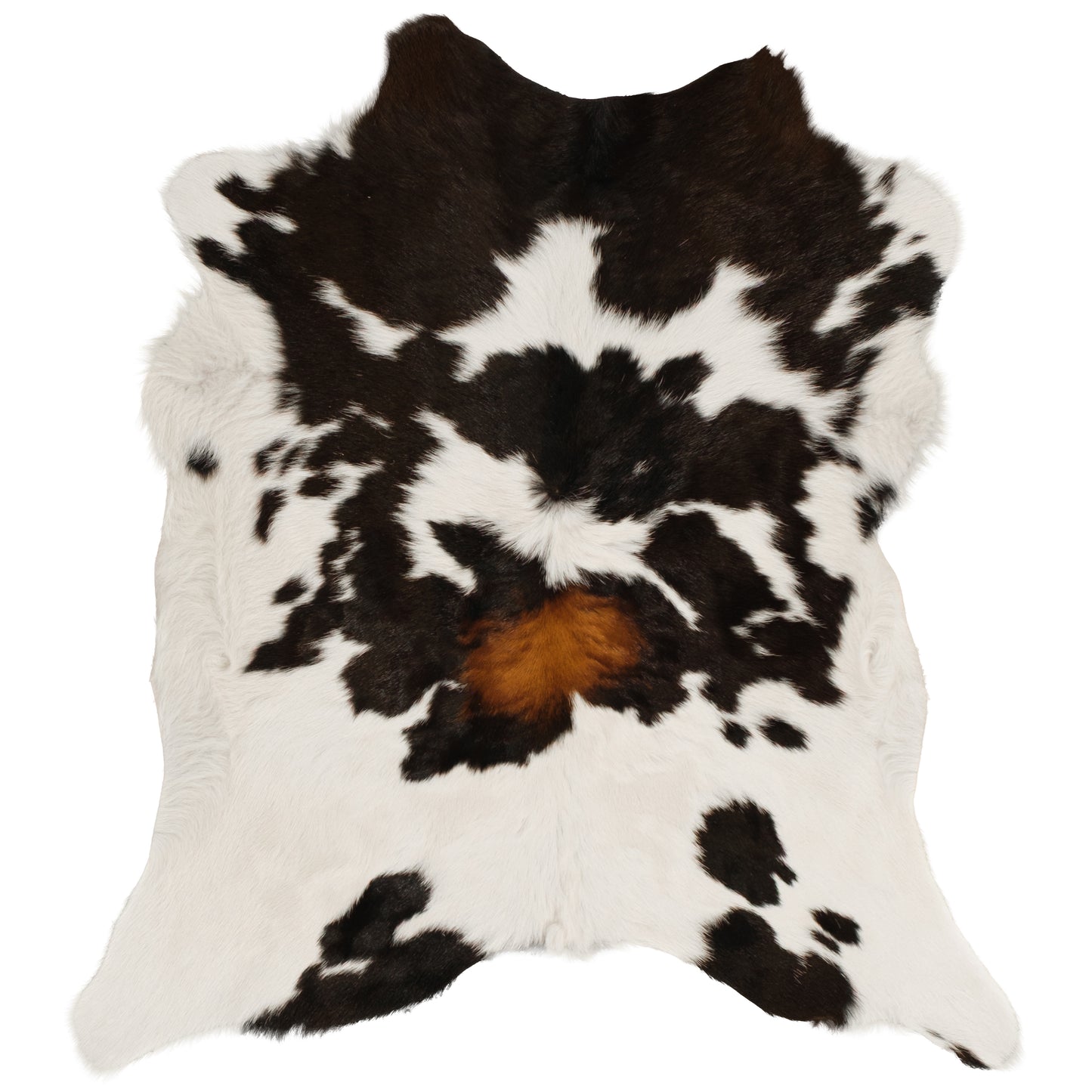 Calf Skin Rug Brown, Black, Copper & White CF129 product image