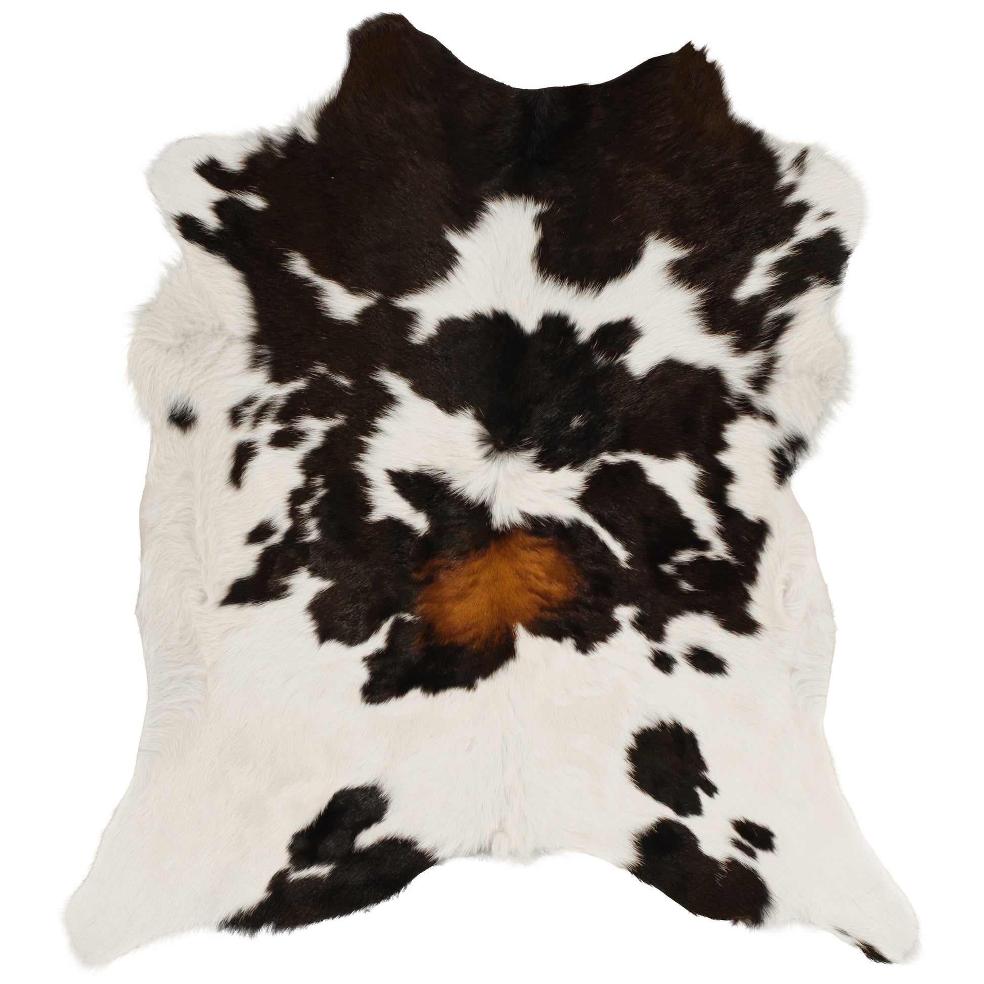 Calf Skin Rug Brown, Black, Copper & White CF129 product image