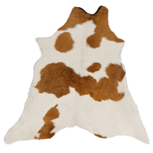 Brown & White Calf Skin Rug CF146 product image