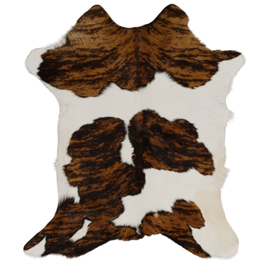 Brown & White Brindle Calf Skin Rug CF151 product image