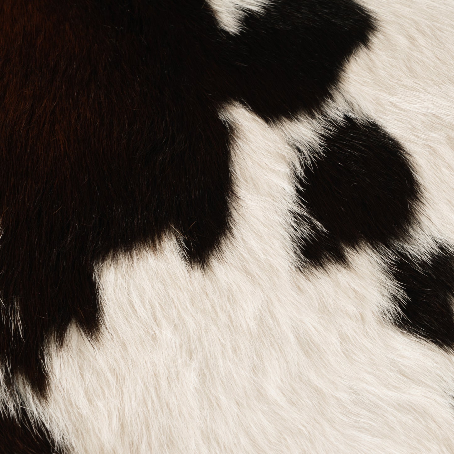Brown & White Dappled Calf Skin Rug CF172 Detail Shot 1