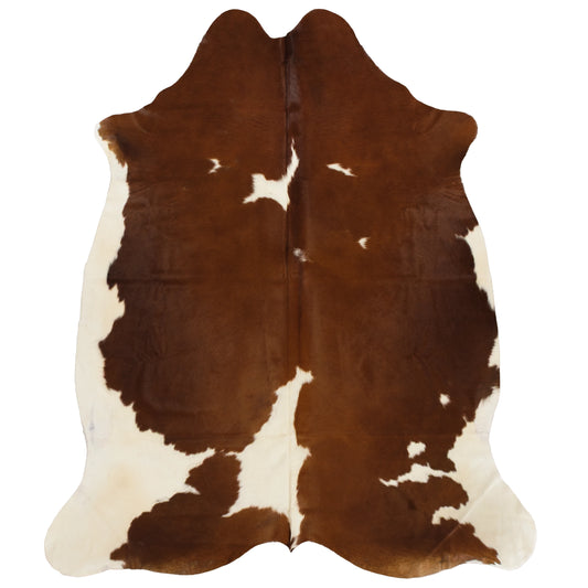 Cowskin Rug Brown & White Patches – 229 × 192cm – CS10044 product image