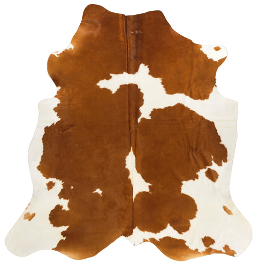 Cowskin Rug Brown & White Patches – 218 × 205cm – CS10055 product image