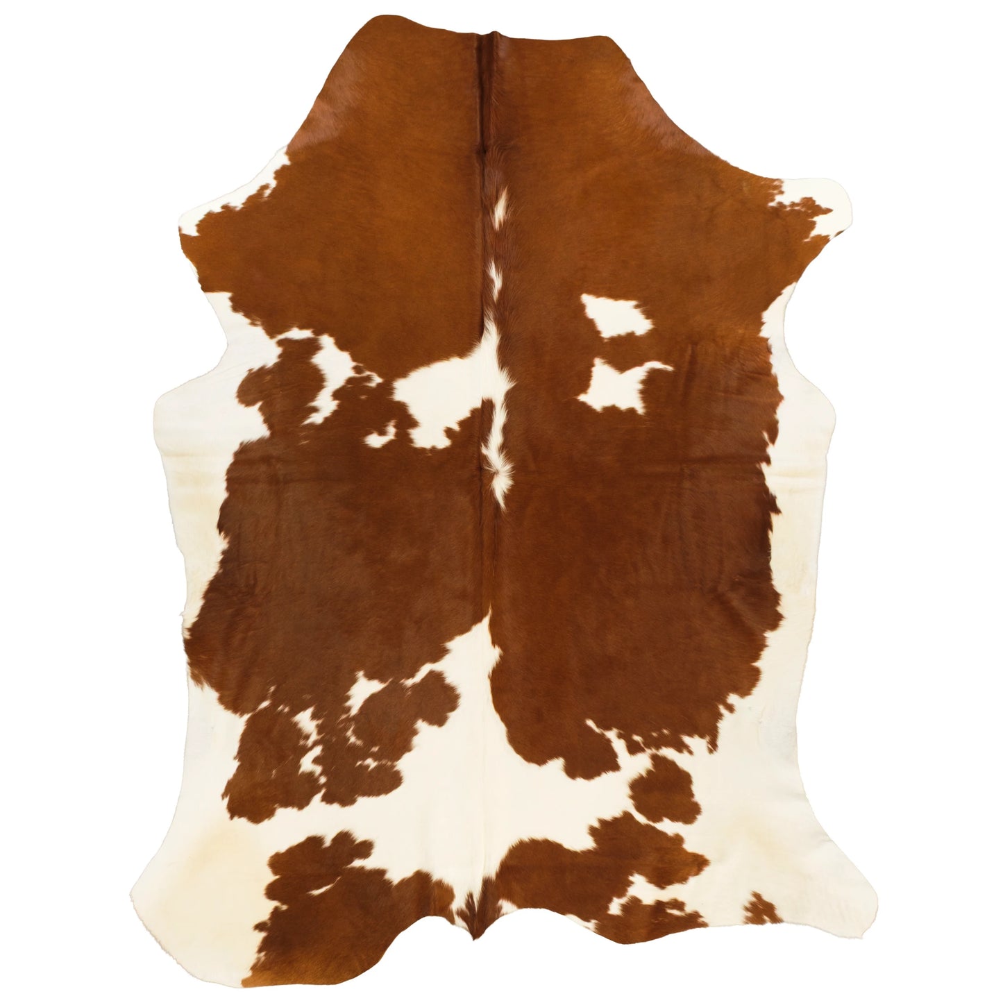 Cowskin Rug Brown & White Patches – 223 × 180cm – CS10057 product image